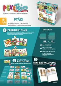 Efko Hra Pexetrio plus Ptáci 54 dílků (společenská hra)