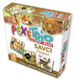 Efko Hra Pexetrio plus Savci 54 dílků (společenská hra)