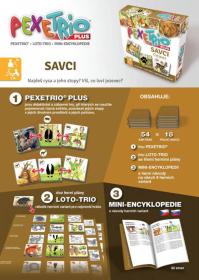 Efko Hra Pexetrio plus Savci 54 dílků (společenská hra)