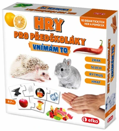 Efko HRA Vnímám to Vzdělávací soubor her pro předškoláky