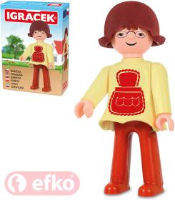 Efko IGRÁČEK Babička figurka 7,5cm rodina v krabičce (stavebnice) Efko IGRÁČEK Babička figurka 7,5cm rodina v krabičce (stavebnice)