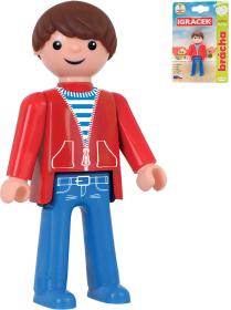 Efko IGRÁČEK Brácha rodina figurka kloubová na kartě Efko IGRÁČEK Brácha rodina figurka kloubová na kartě