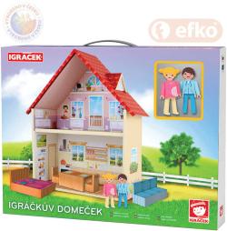 Efko IGRÁČEK Igráčkův Domeček herní set se 2 figurkami (stavebnice) Efko IGRÁČEK Igráčkův Domeček herní set se 2 figurkami (stavebnice)