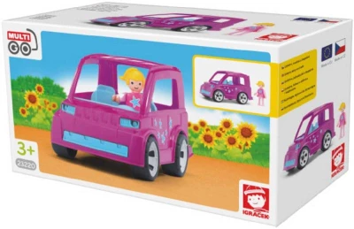 Efko IGRÁČEK MultiGO Auto Pinky Star set s figúrkou plast (stavebnica)