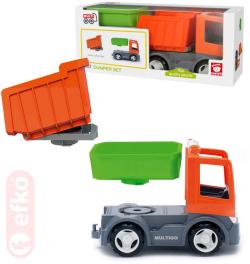 Efko IGRÁČEK MultiGO Auto stavební sklápěčka set se 2 korbami (stavebnice) Efko IGRÁČEK MultiGO Auto stavební sklápěčka set se 2 korbami (stavebnice)