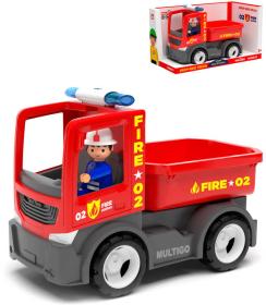 Efko IGRÁČEK MultiGO Fire valníček set auto hasičské s figurkou Efko IGRÁČEK MultiGO Fire valníček set auto hasičské s figurkou