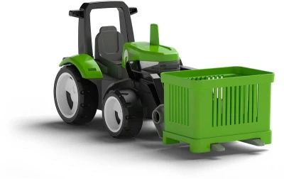 Efko IGRÁČEK MultiGO Zelený traktor s videlmi s figurkou a paletou Eko