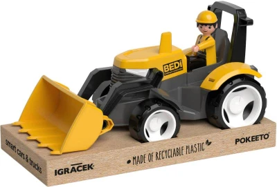 Efko IGRÁČEK MultiGO Žlutý traktor s radlicí set s figurkou Eko Efko IGRÁČEK MultiGO Žlutý traktor s radlicí set s figurkou Eko