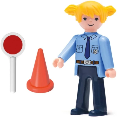 Efko IGRÁČEK Policajtka povolanie set figúrka kĺbová s doplnkami