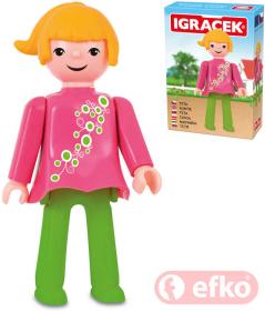 Efko IGRÁČEK Tetička figurka 7,5cm rodina v krabičce (stavebnice)