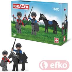 Efko IGRÁČEK TRIO Dva rytíři a černý kůň v krabičce (stavebnice) Efko IGRÁČEK TRIO Dva rytíři a černý kůň v krabičce (stavebnice)
