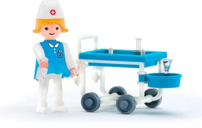 Efko IGRÁČEK Zdravotná sestra povolanie set figúrka kĺbová s doplnkami