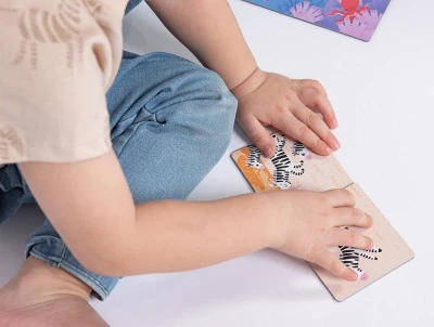 Efko KukiKuk Véééliké baby puzzle duo Kde bydlí zvířátka 24 dílků