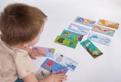 Efko KukiKuk Véééliké baby puzzle duo Kde bydlí zvířátka 24 dílků