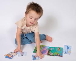 Efko KukiKuk Véééliké baby puzzle duo Kde bydlí zvířátka 24 dílků