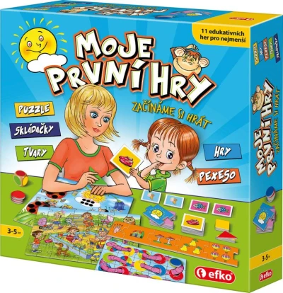 Efko Moje prvé hry súbor hier pre najmenšie deti (spoločenská hra)