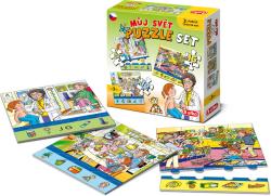 Efko Puzzle vzdělávací Můj svět 3v1 32 dílků skládačka v krabici Efko Puzzle vzdělávací Můj svět 3v1 32 dílků skládačka v krabici