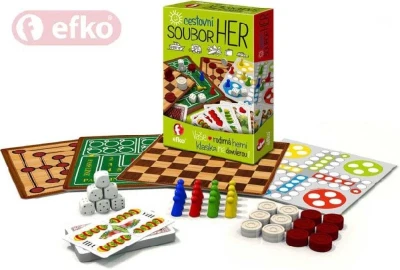 Efko Soubor 6 her cestovní herní sada (společenská hra)