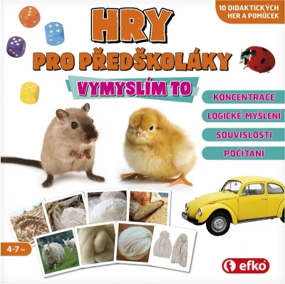 Efko Soubor her Vymyslím to 10 didaktických her a pomůcek v krabici
