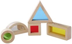 Eichhorn DŘEVO Montessori baby smyslové bloky set 5 tvarů