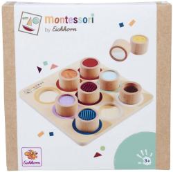 Eichhorn DŘEVO Montessori hmatová deska 9 senzorických válců