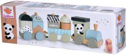 Eichhorn DŘEVO Vláček skládací s navlékacími tvary (dřevěná hračka)