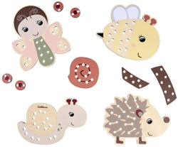 Eichhorn DŘEVO Zvířátka vyšívací 4ks s doplňky DŘEVENÉ HRAČKY