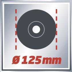 Einhell Úhlová bruska TE-AG 125/750 Kit Expert