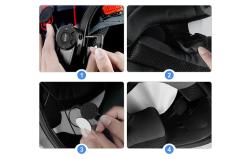 Ejeas Motocyklová prilba s interkomom Q2 HIFI-MH