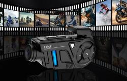 Ejeas Motocyklový interkom s rekordérem K1Pro+