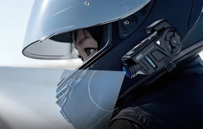 Ejeas Motocyklový interkom s rekordérem K1Pro+
