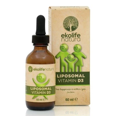 Ekolife Natura Liposomal Vitamin D3 (Lipozomální vitamín D3) 60 ml (VÝPRODEJ) Ekolife Natura Liposomal Vitamin D3 (Lipozomální vitamín D3) 60 ml (VÝPRODEJ)