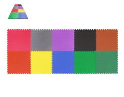 Sedco TATAMI PUZZLE podložka - Jednobarevná - 100x100x1,3 cm