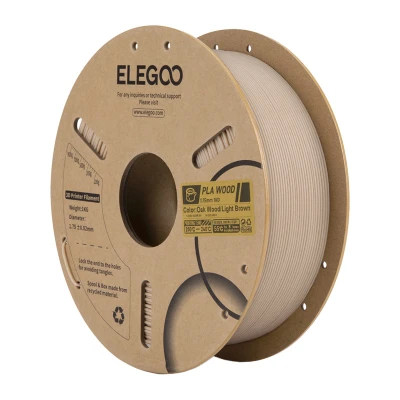 Elegoo Světlý dub dřevěné PLA vlákno pro 3D tiskárny