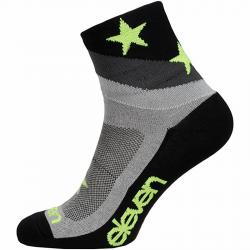 Eleven Howa Star Grey šedé/černé/žluté cyklistické ponožky Eleven Howa Star Grey šedé/černé/žluté cyklistické ponožky