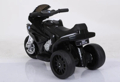 ELJET Dětská elektrická trojkolka BMW S1000 RR černá/black POUZE Černá (VÝPRODEJ)