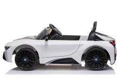 ELJET Dětské elektrické auto BMW i8 Coupe bílá/white