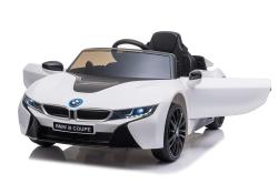 ELJET Dětské elektrické auto BMW i8 Coupe bílá/white