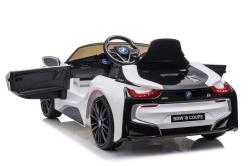 ELJET Dětské elektrické auto BMW i8 Coupe bílá/white