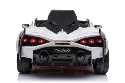 ELJET Dětské elektrické auto Lamborghini Sian bílá/white