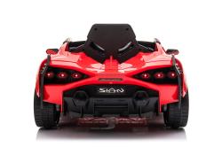 ELJET Dětské elektrické auto Lamborghini Sian červená/red