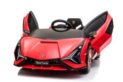 ELJET Dětské elektrické auto Lamborghini Sian červená/red