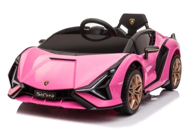 ELJET Dětské elektrické auto Lamborghini Sian růžový/pink ELJET Dětské elektrické auto Lamborghini Sian růžový/pink