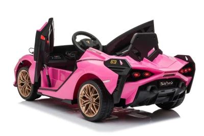 ELJET Dětské elektrické auto Lamborghini Sian růžový/pink