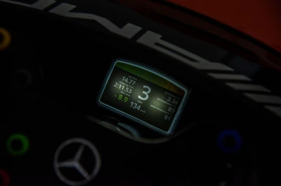 ELJET Dětské elektrické auto Mercedes AMG GT3 oranžová