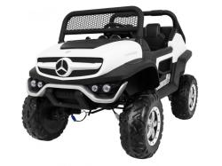 ELJET Detské elektrické auto Mercedes Benz Unimog Truck - biela
