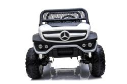 ELJET Dětské elektrické auto Mercedes Benz Unimog Truck - bílá
