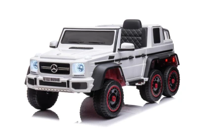 ELJET Dětské elektrické auto Mercedes G63 - 6 kol bílá/white ELJET Dětské elektrické auto Mercedes G63 - 6 kol bílá/white