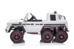 ELJET Dětské elektrické auto Mercedes G63 - 6 kol bílá/white