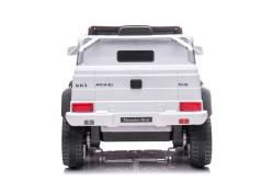 ELJET Dětské elektrické auto Mercedes G63 - 6 kol bílá/white